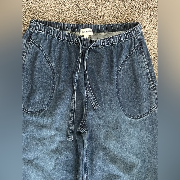 STEVE MADDEN Wide Leg Pull-On Jeans - Picture 4 of 8